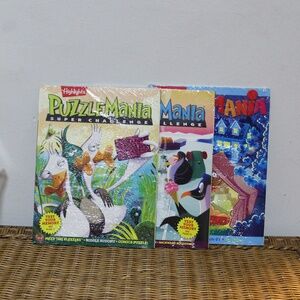 Highlights Magazines.  Super  Challenges & Puzzle Mania.  Set of 3